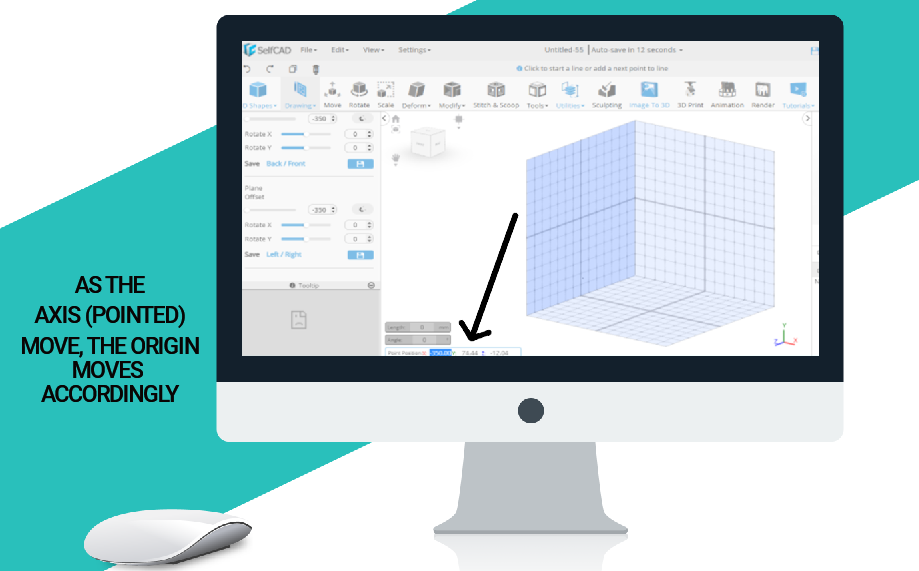 Positionning objects in 3D Space